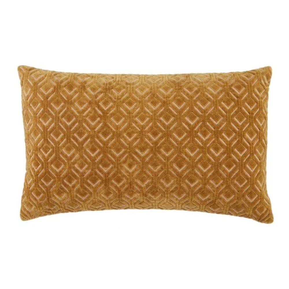 Jaipur Living - 13"x21" Oversize Colinet Trellis Poly Filled Lumba Gold/Silver